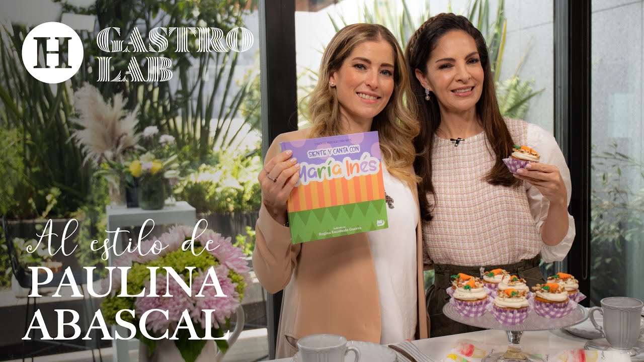 Prepara los CUPCAKES DE ZANAHORIA más ESPONJOSITOS | Paulina Abascal