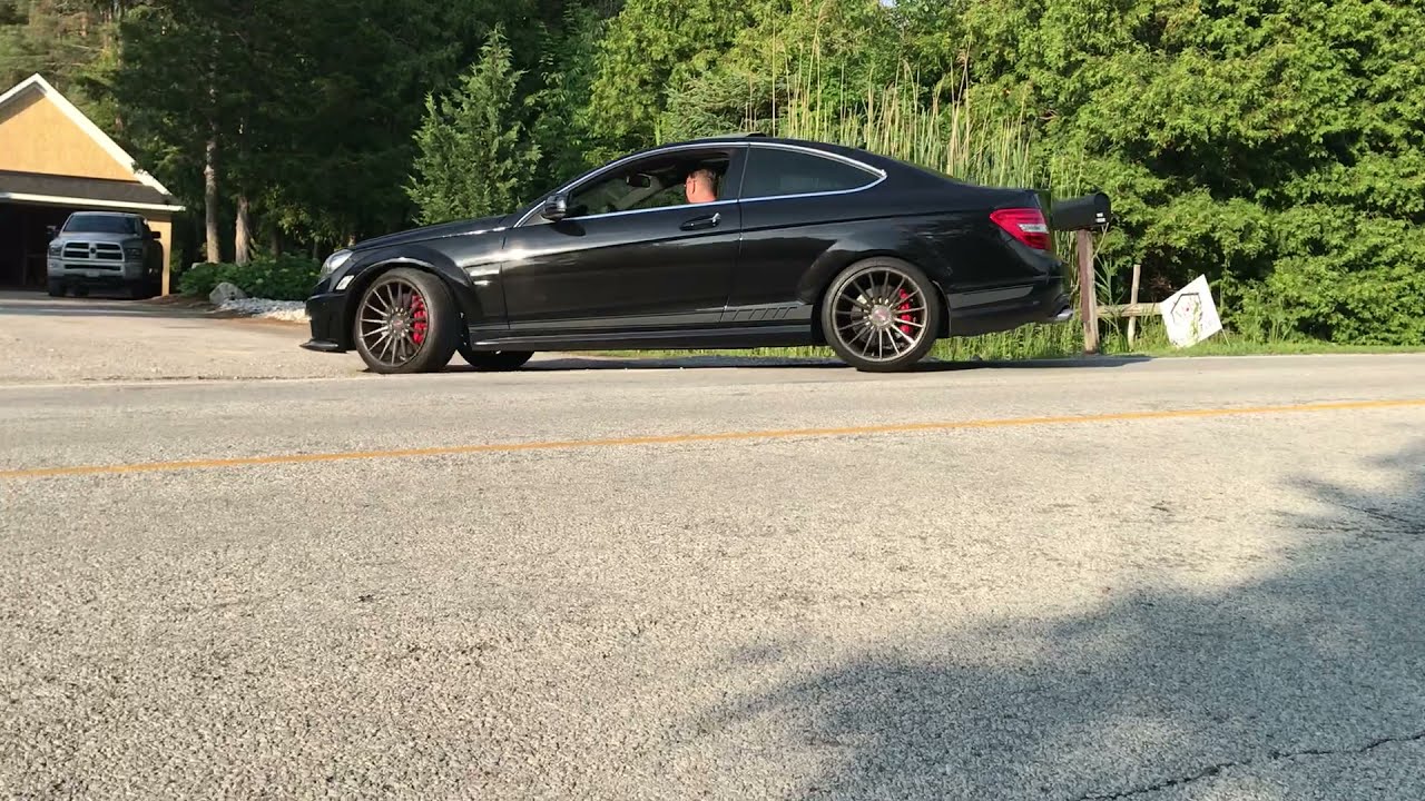 C63 AMG 507 edition exhaust