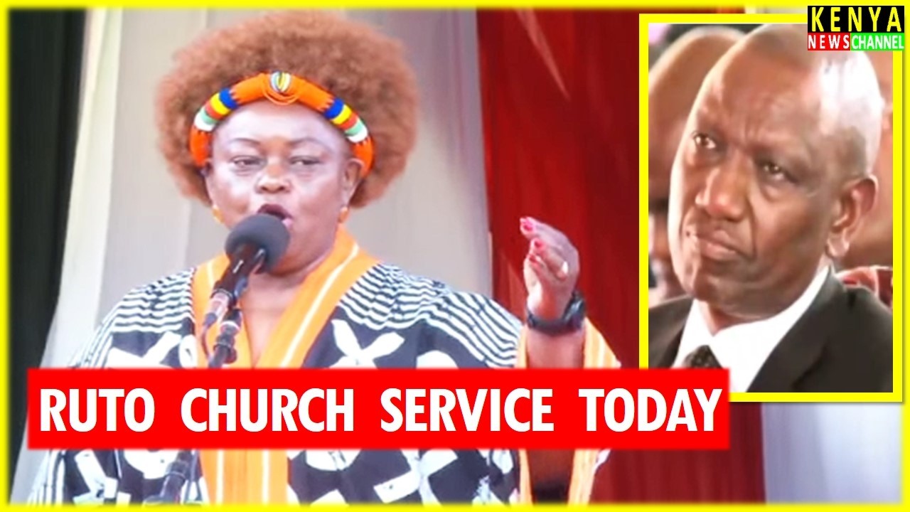 THIS WOMAN! Listen what Bold Millie Odhiambo told Ruto face to face in Church at Homa Bay