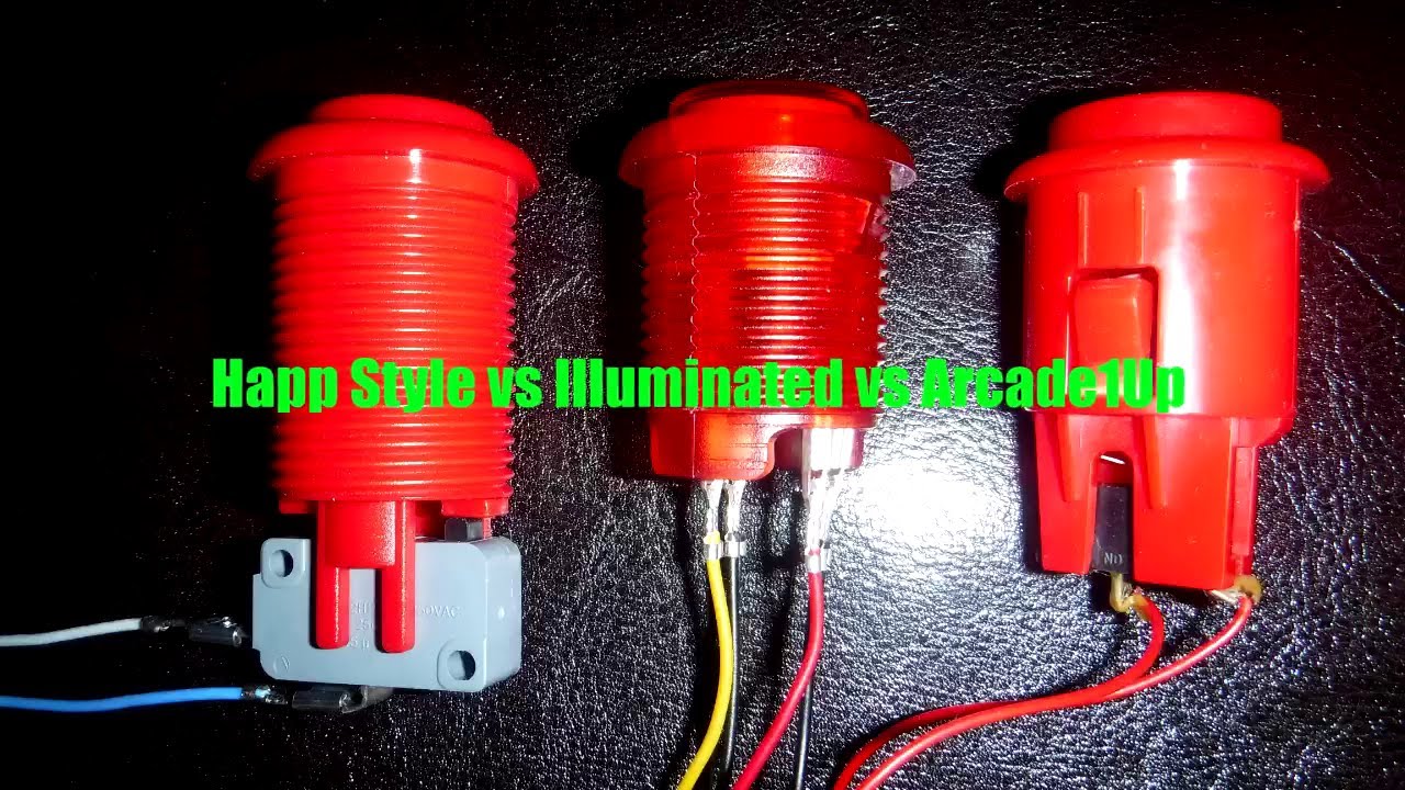 Performance Testing Arcade Buttons - Happ Style vs LED Illuminated vs Arcade1Up