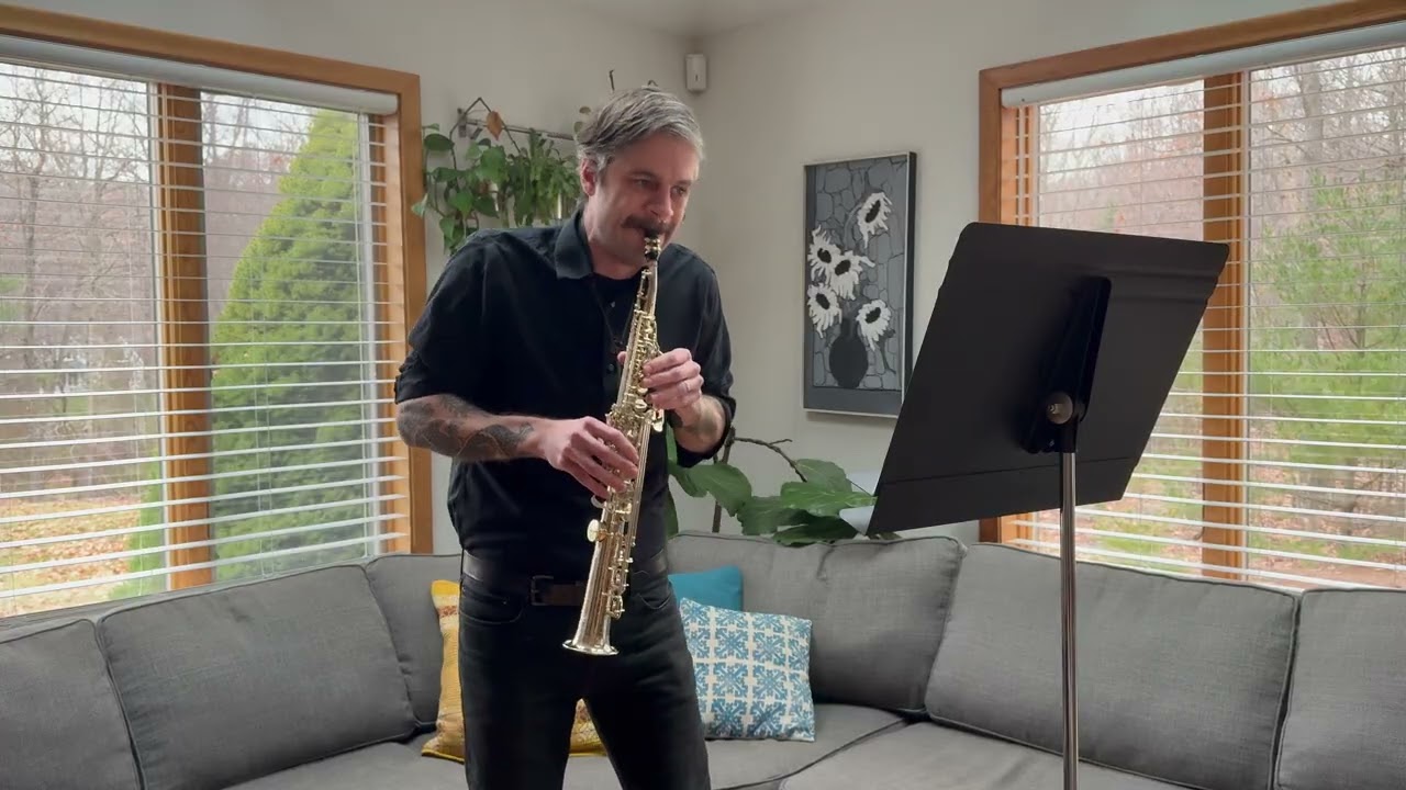 Bach Partita II Allemande: Soprano Saxophone