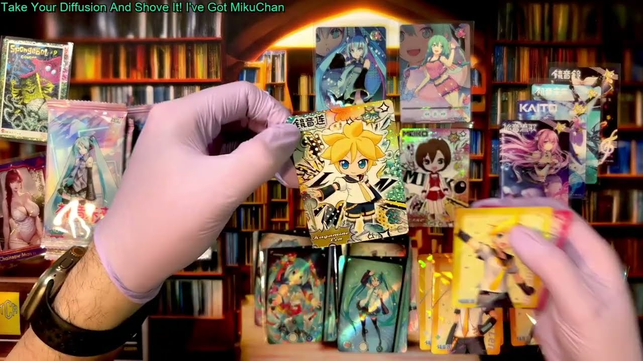 🎤🎶🥬 Hatsune Miku #tradingcards 🩵🎙️ A New Collection Card Set From #kayou #hatsunemiku