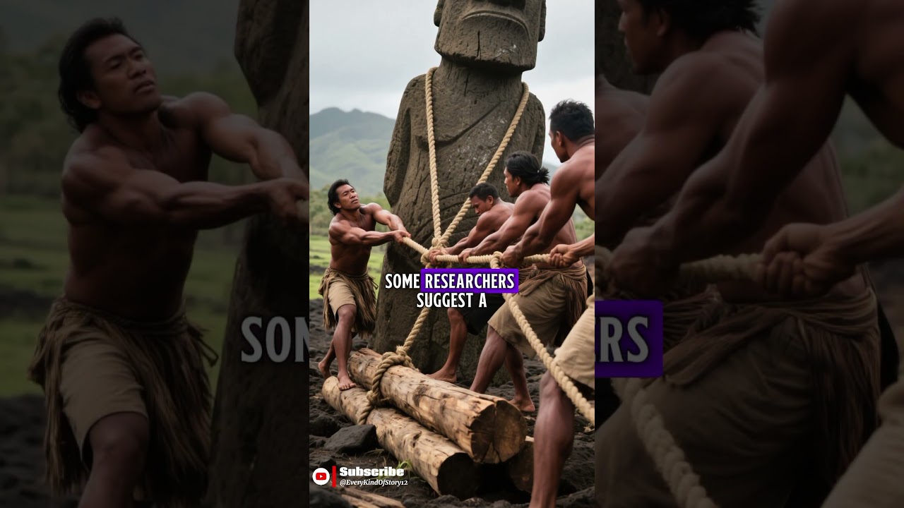 Easter Island MOAI: The Giant Stone Head Mystery No One Can Explain