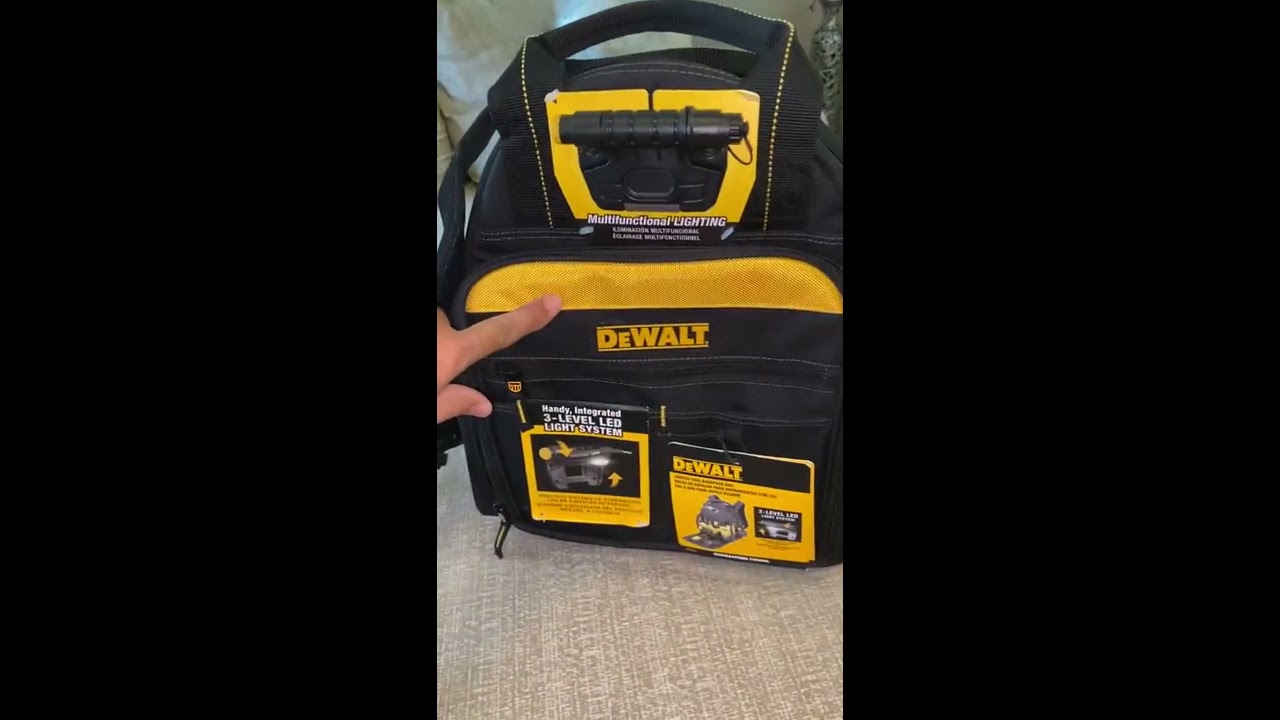 Dewalt tool bag back pack DGL523