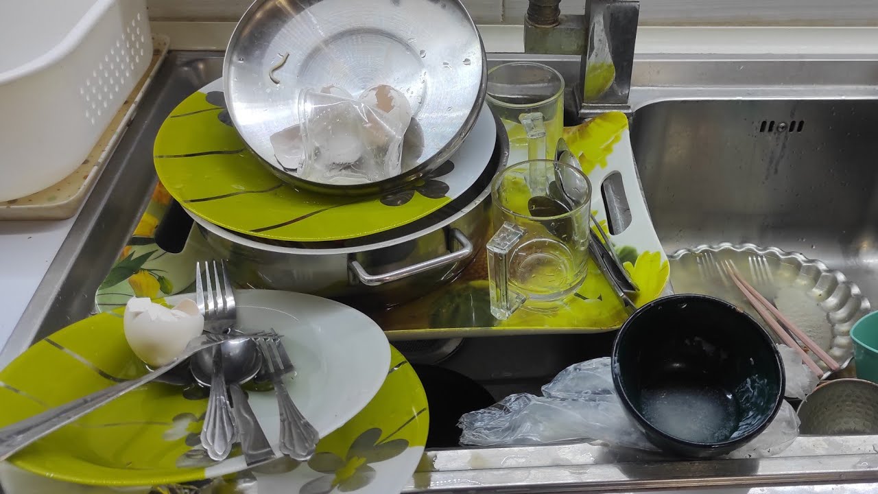 Washing Dishes for Inner Peace — Relaxing Water & Foam ASMR