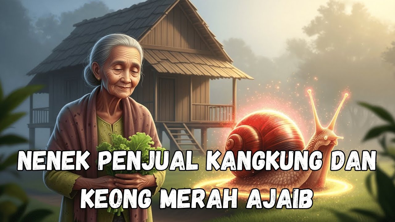 Nenek Penjual Kangkung dan Keong Merah Ajaib || DongengRakyatku