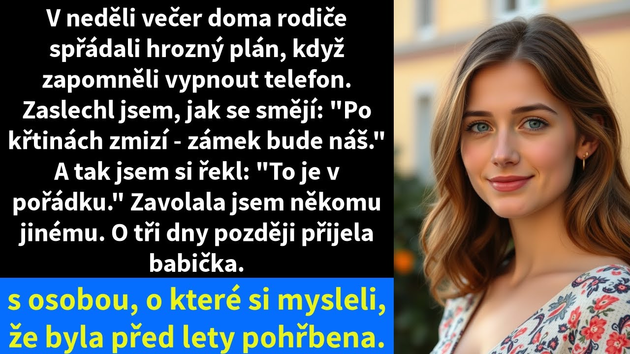 V neděli večer doma rodiče spřádali hrozný plán, když zapomněli vypnout telefon. Zaslechl jsem,