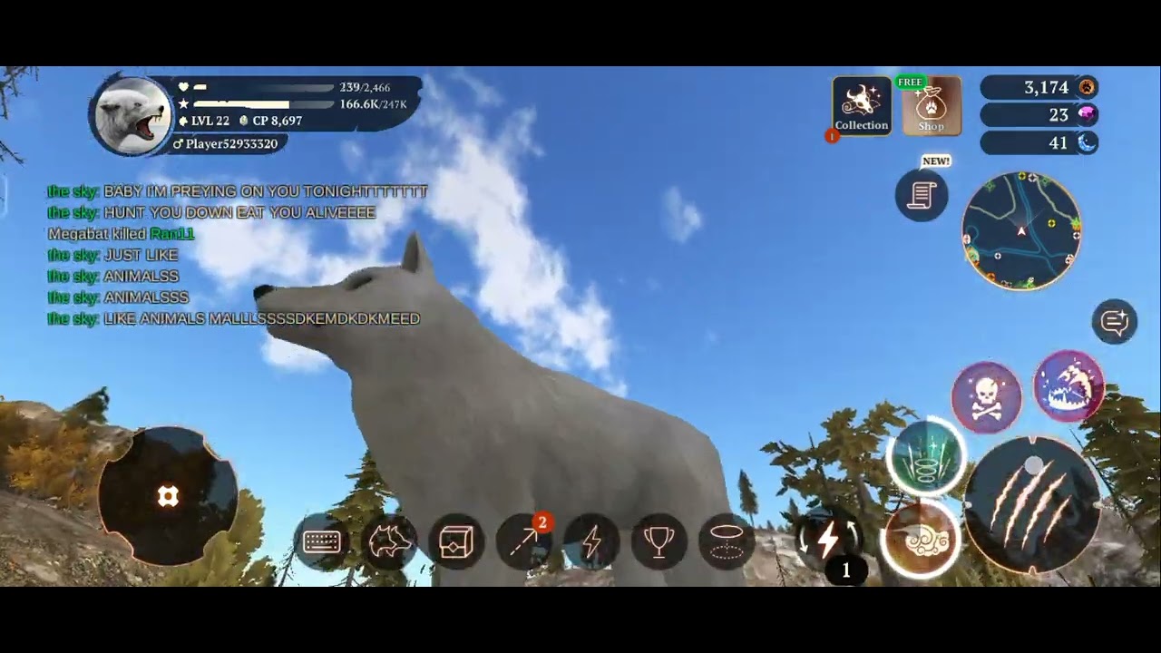 The Wolf Game Full Gameplay 🐺 | Jungle Survival, Hunting & Epic Battles