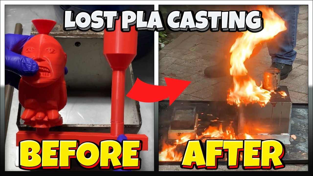 Lost PLA Casting Goes Horribly Wrong! - Indiana Jones - Fertility Idol - Nordic Gold - Ingot Joe