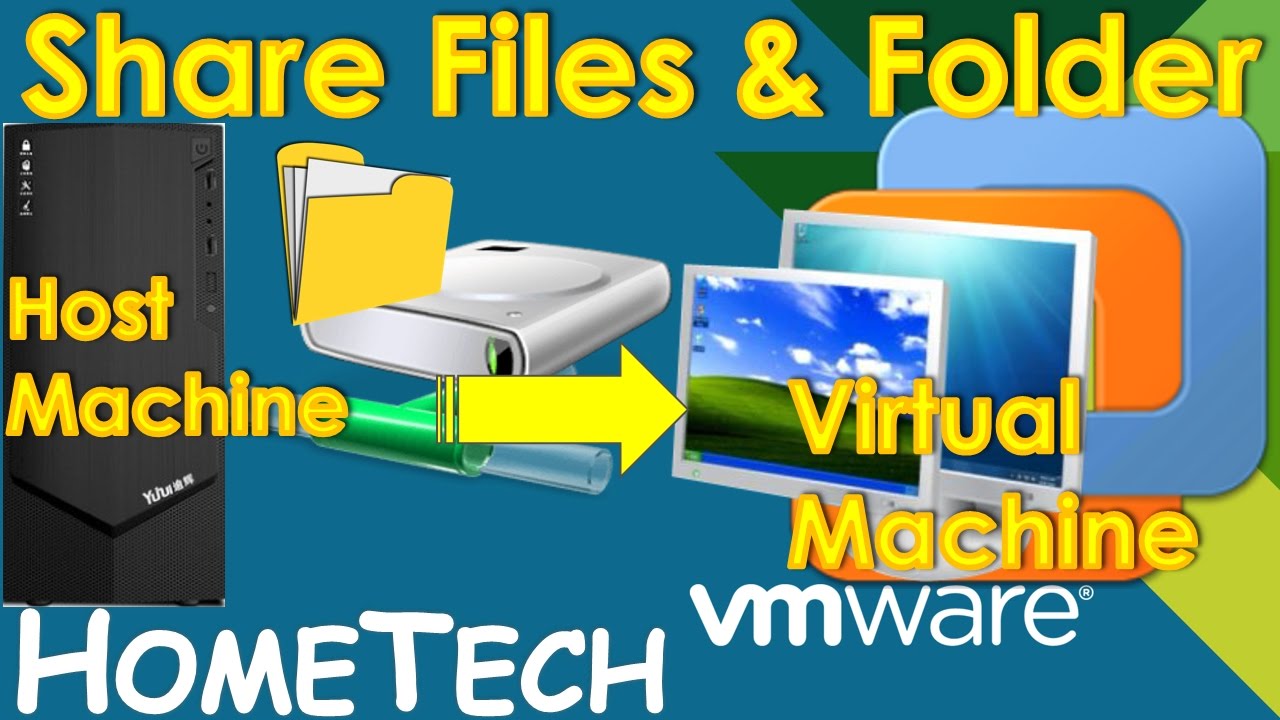 VMWare - Share and Transfer Files & Folders Between Your Host Machine and Guest Virtual Machine