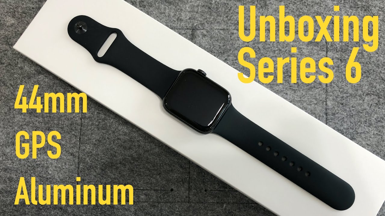 Распаковка и первый обзор новых Apple Watch Series 6 44 мм, цвет «серый космос», алюминий, черный...