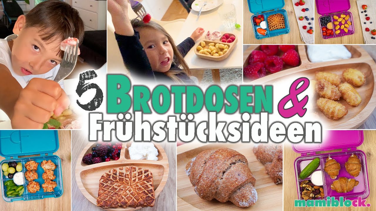 Brotdose | Ideen, Snacks & Rezepte - S&uuml;&szlig; und Gesund | Fr&uuml;hst&uuml;ck | Schule | Kindergarten | mamiblock