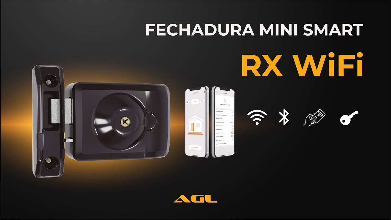 Fechadura Mini Smart RX WiFi com Alexa, Google e Siri