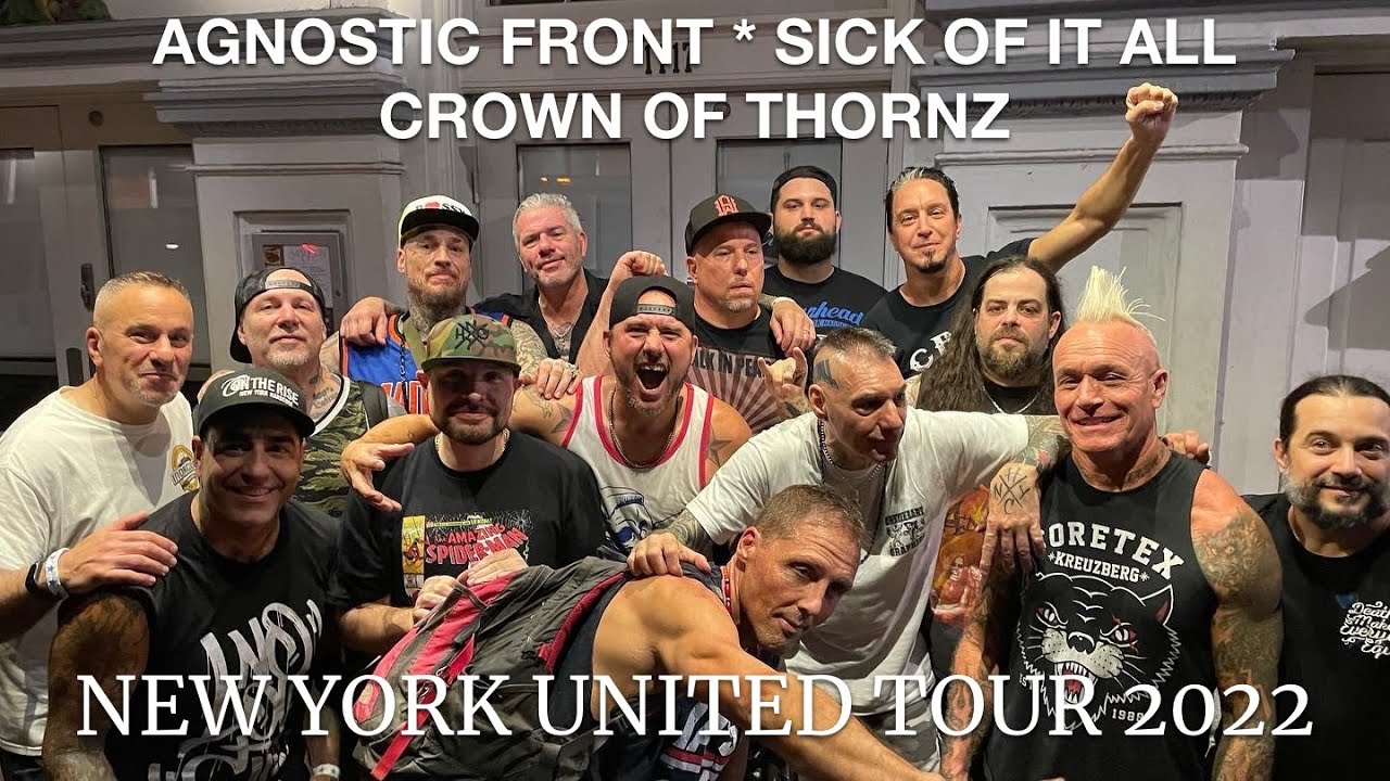 New York United Tour 2022 - Tour Diary (AGNOSTIC FRONT, SICK OF IT ALL, CROWN OF THORNZ)