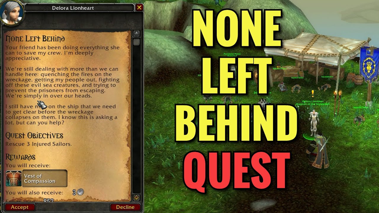 None Left Behind Quest (WoW MOP)