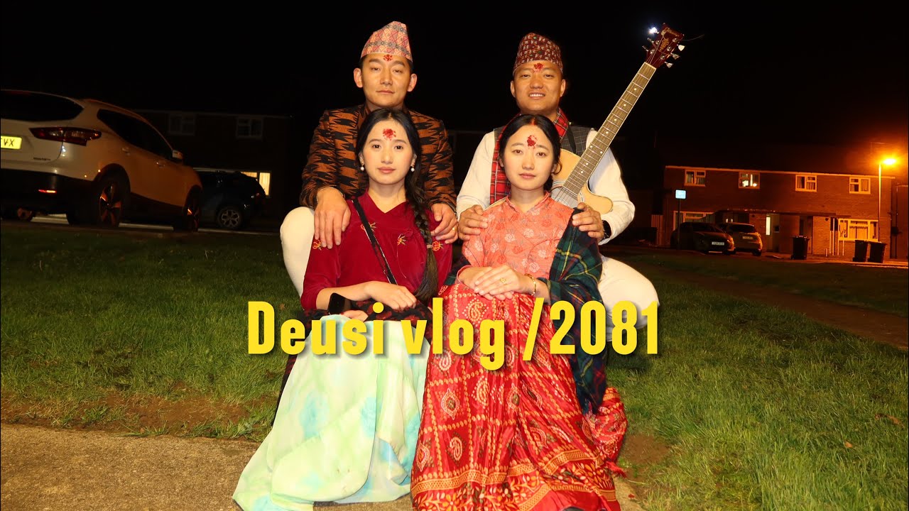 Deusi Bhailo in the UK || Celebrating Tihar 2081 with Friends and Family ❤️
