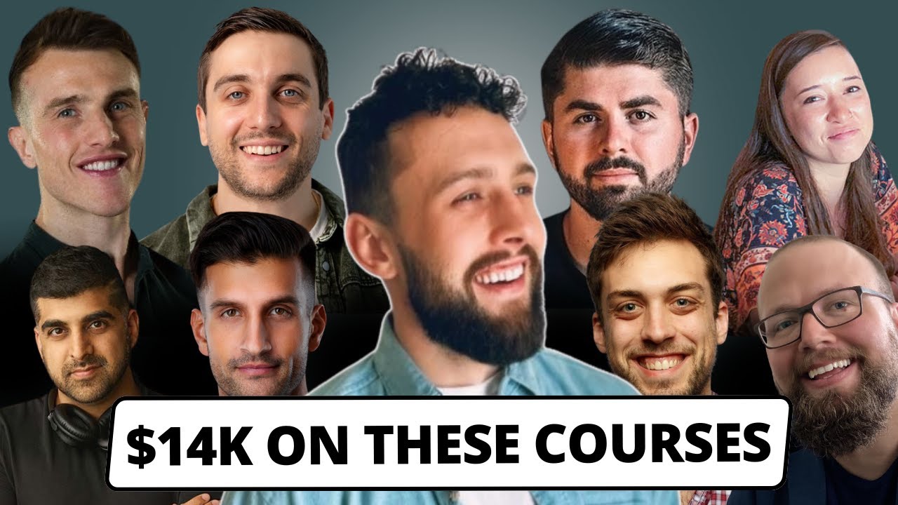 I spent $14k on these 7 courses. Here's what I learned