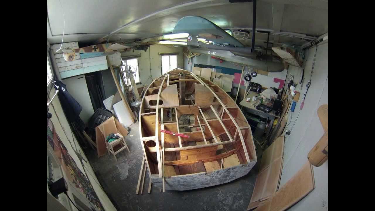 Stavba plachetnice. Time lapse GOpro