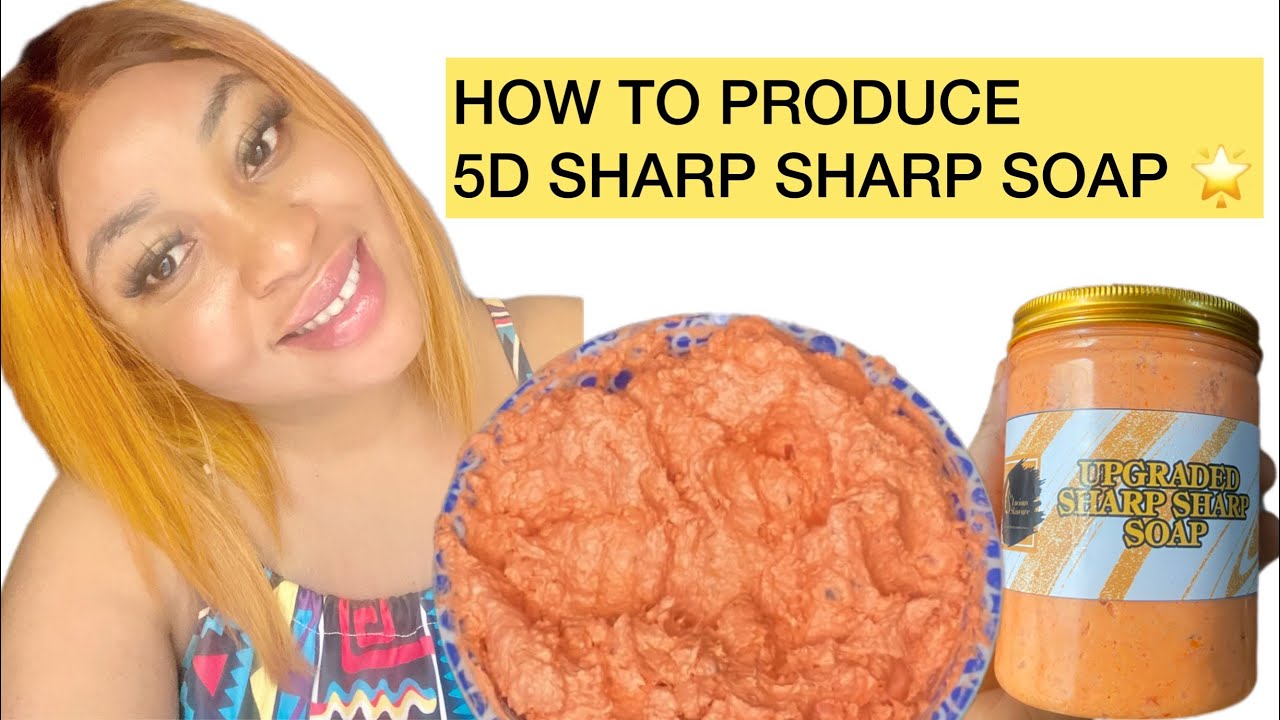 HOW TO MAKE 5D SHARP SHARP SOAP/ EXTREME WHITENING SOAP #diy #how #molato #skincare #whiteningsoap