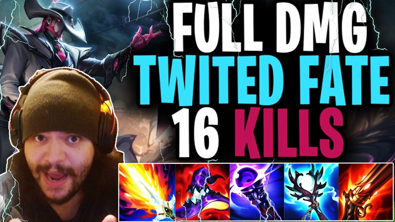 Tobias Fate Carrying with FULL DMG Twisted Fate (16 Kills)