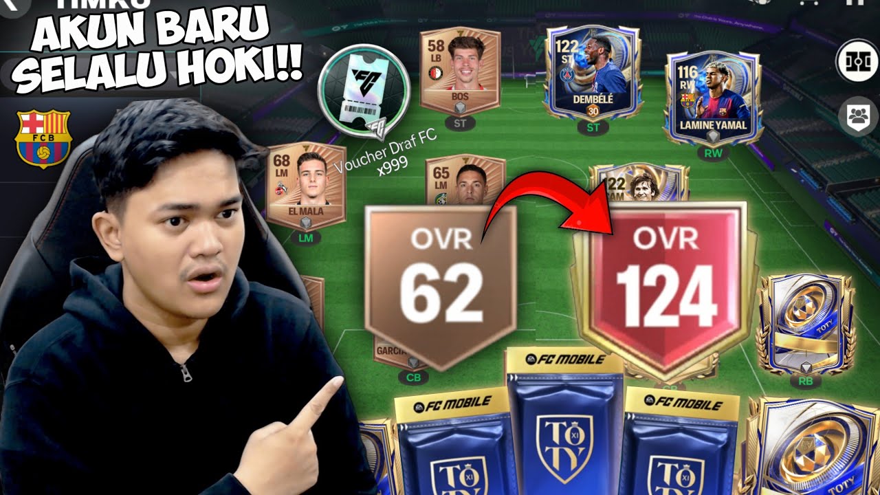 AKU HABISKAN 1 JUTA GEMS DI AKUN BARU! GILAA GA NYANGKA WANGI BANGET! DI SPAM ICON - EA FC MOBILE 26