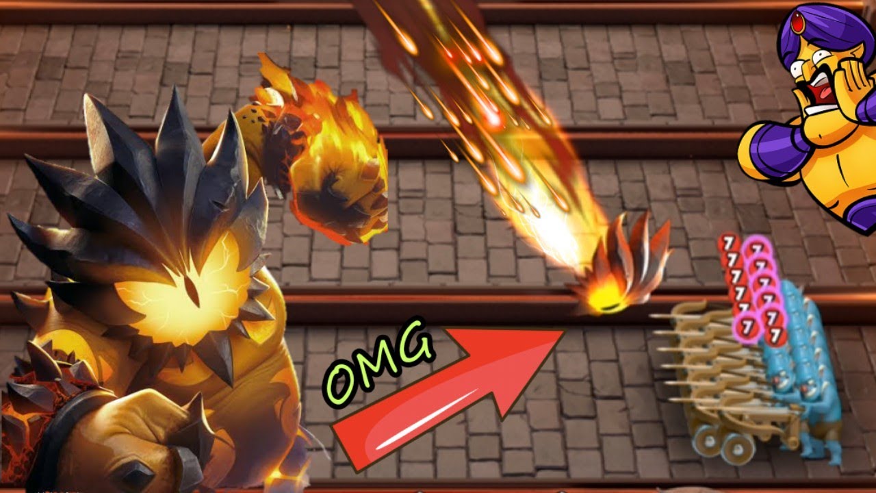 Maximum Power Of Siege Ballista Vs Fire Element! - Castle Crush