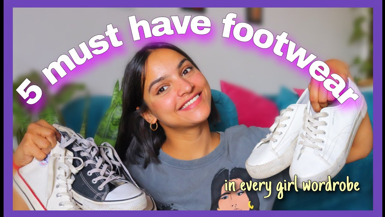 FIVE MUST HAVE FOOTWEAR IN WORDROBE |wordrobe essential || SAPNA RAI