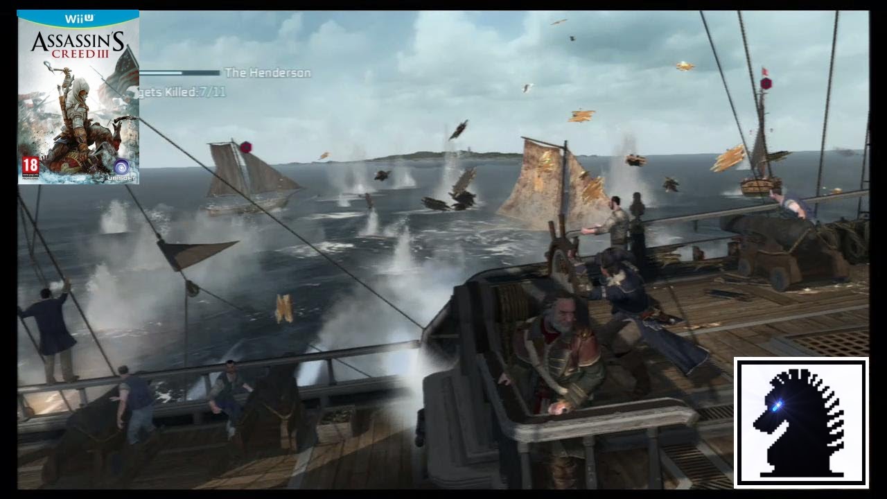 Wii U Assassin's Creed III - Naval Warfare Gameplay