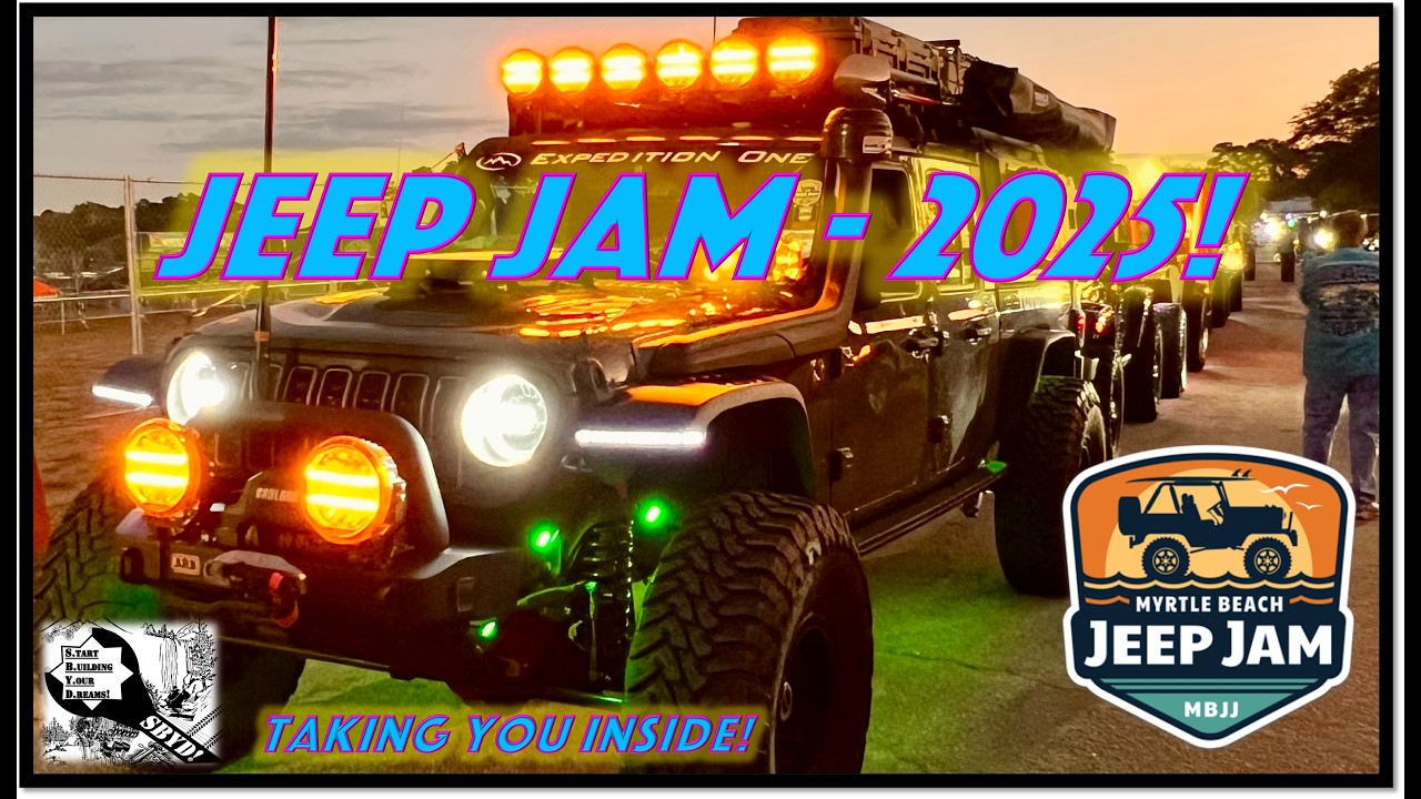 Мероприятие Myrtle Beach Jeep Jam 2025 | Крупнейшее мероприятие Jeep в Южной Каролине | Продавцы,...