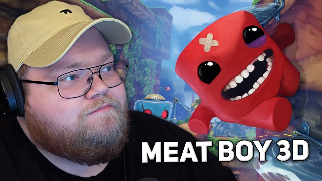 МЯСНОЙ ПАЦАН В 3Д | T2x2 ИГРАЕТ В Super Meat Boy 3D