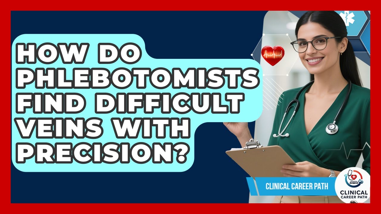 How Do Phlebotomists Find Difficult Veins With Precision? - Clinical Career Path