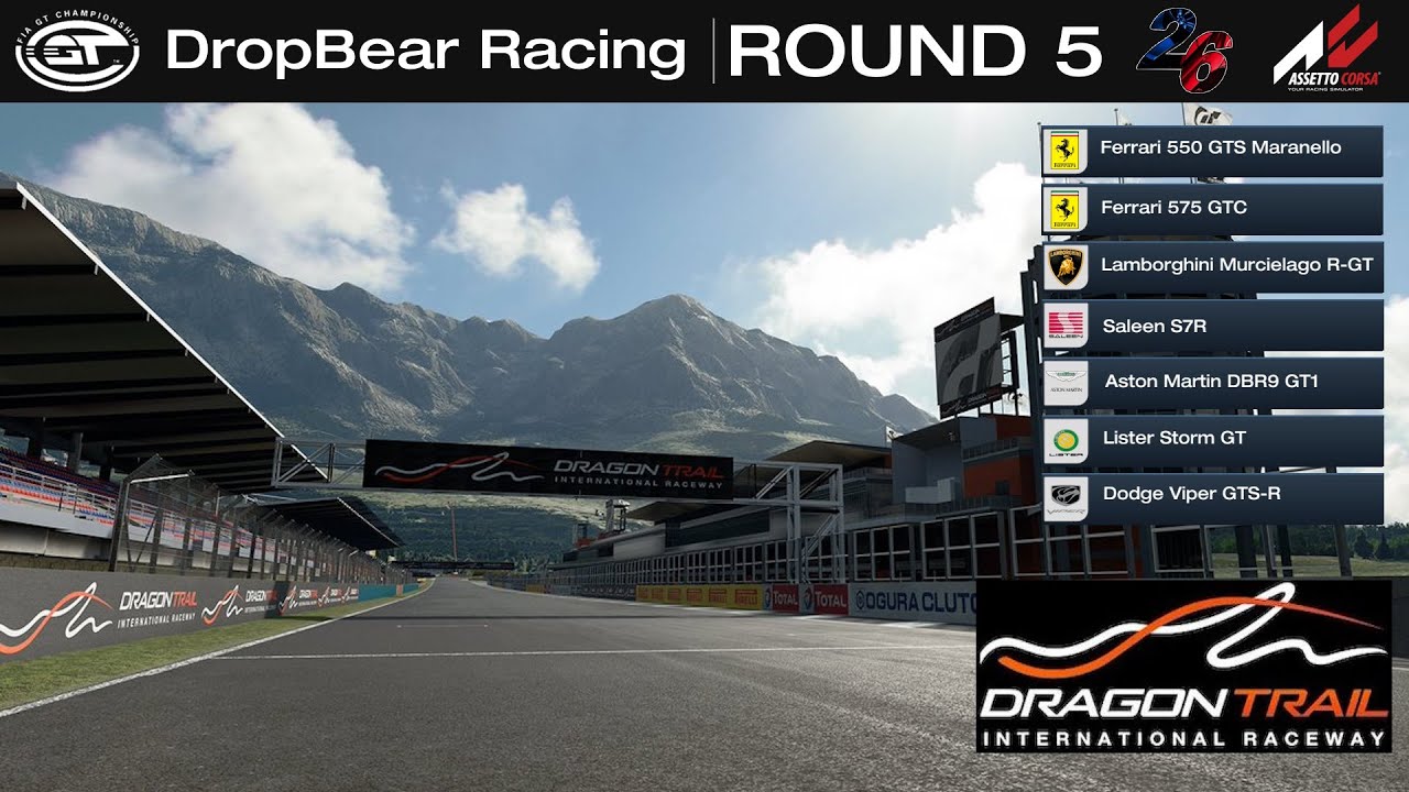 Online Aussie Sim Racing - DropBear Racing on Assetto Corsa @ Dragon Trail Seaside
