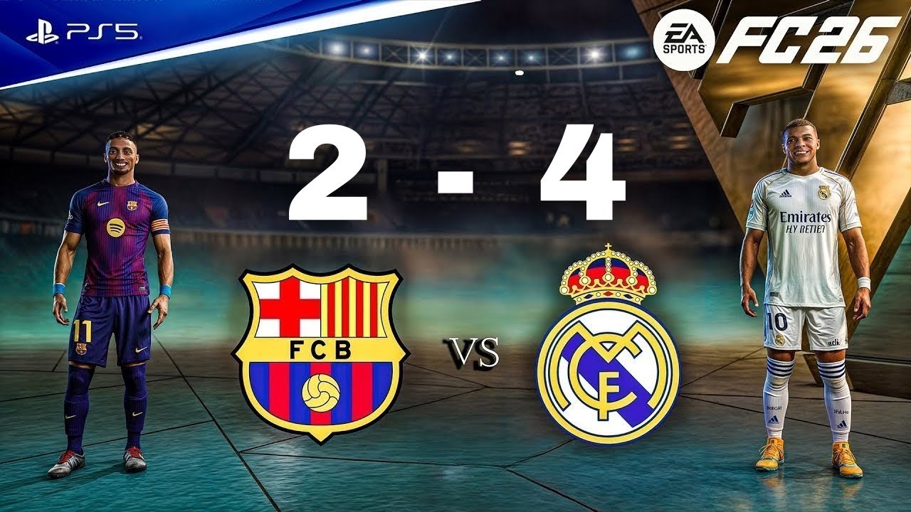 EA SPORTS FC 26 Real Madrid vs Barcelona PS5