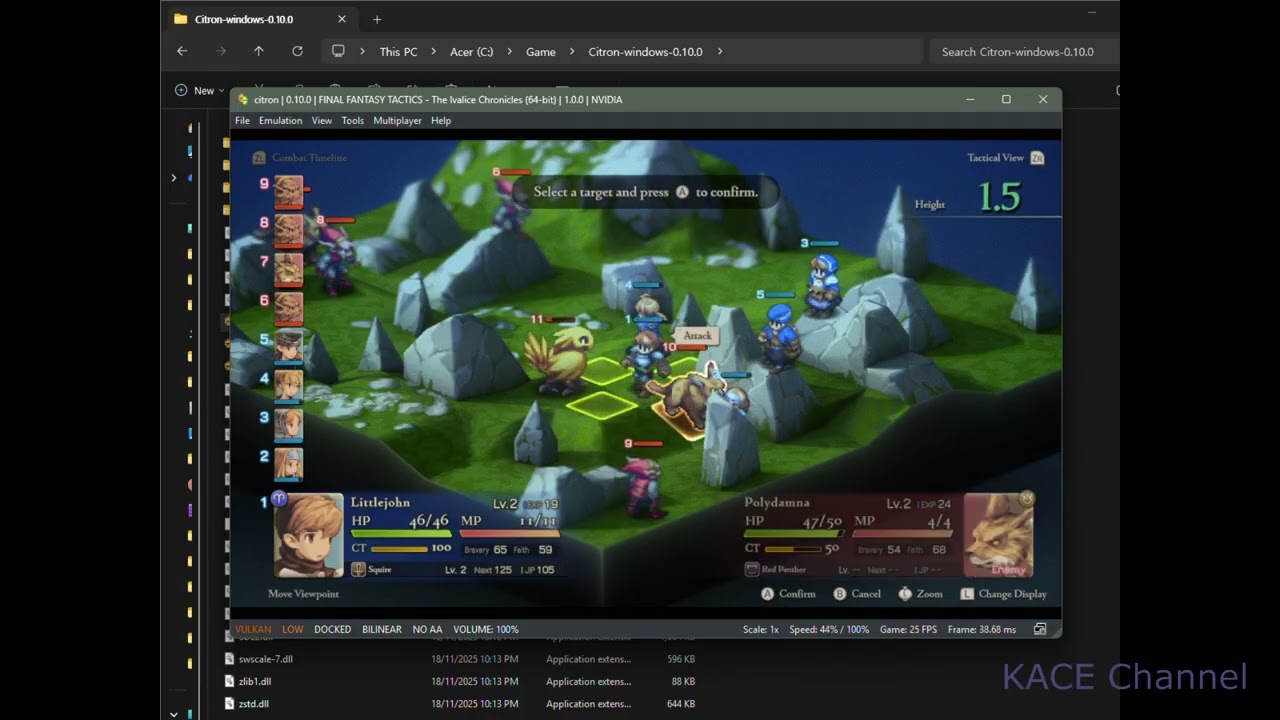 Play Final Fantasy Tactics (The Ivalice Chronicles) on PC with Nintendo Switch Emulator Citron