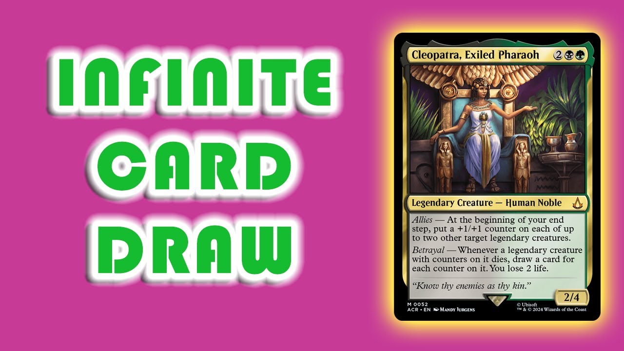 Golgari Counters?! | Cleopatra | EDH Deck Tech | Assassin's Creed MTG
