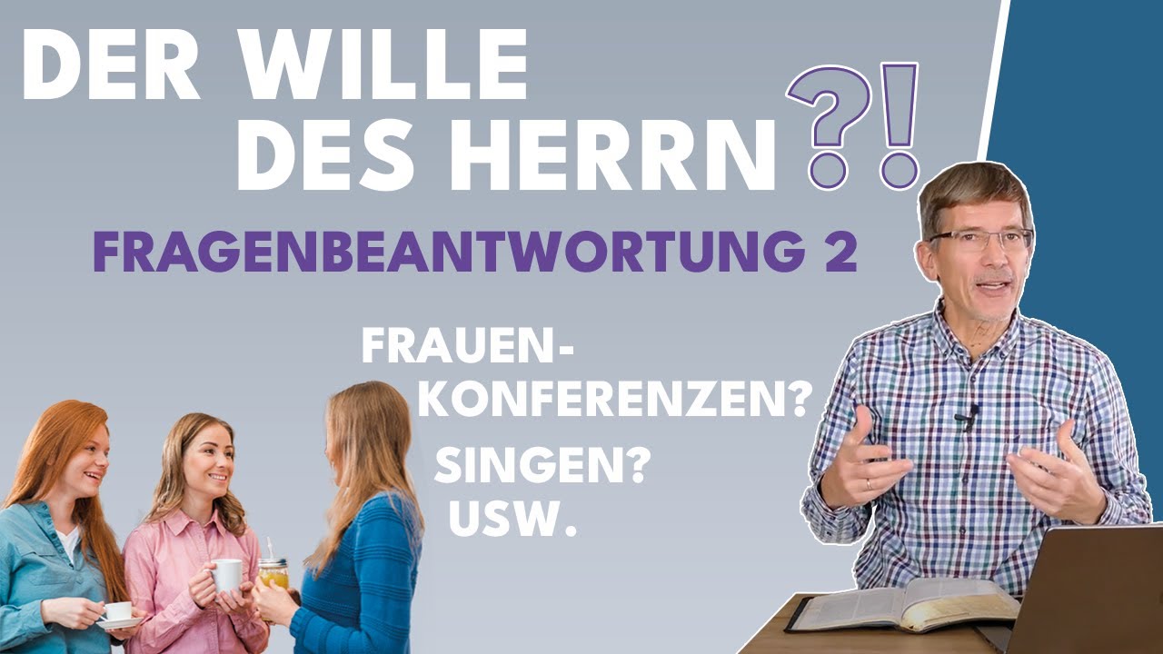 Ich doch nicht!? &ndash; Fragen und Antworten zum Willen des Herrn || Manuel Seibel
