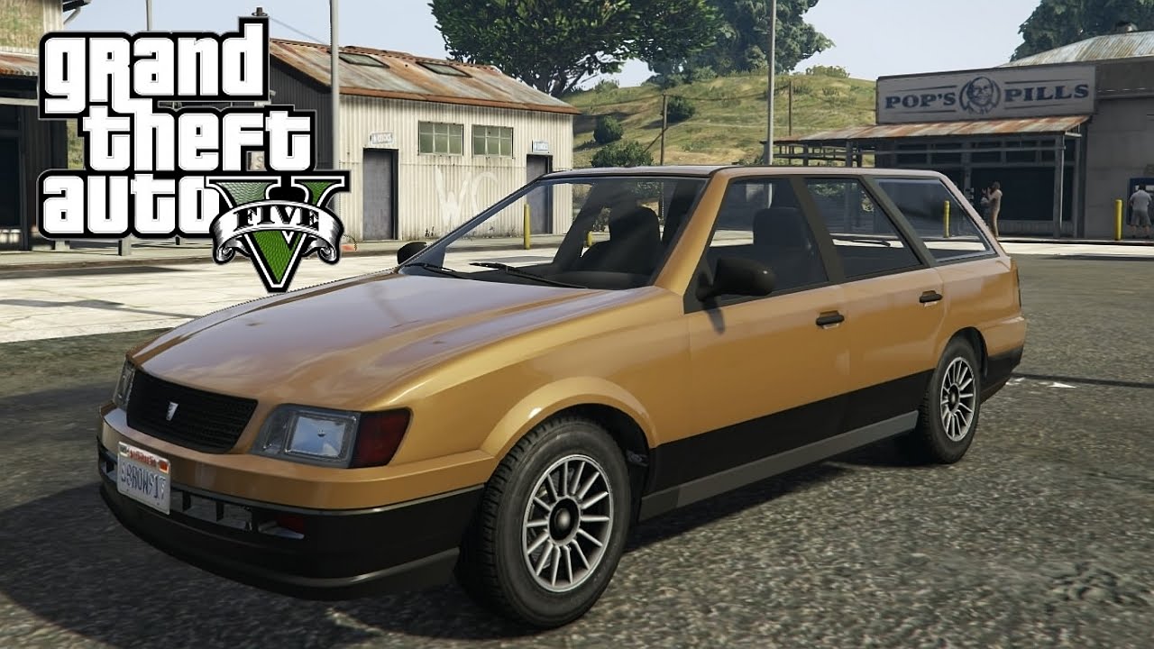 GTA V Next Gen PS4 - Vulcar Ingot Sedan Test Drive