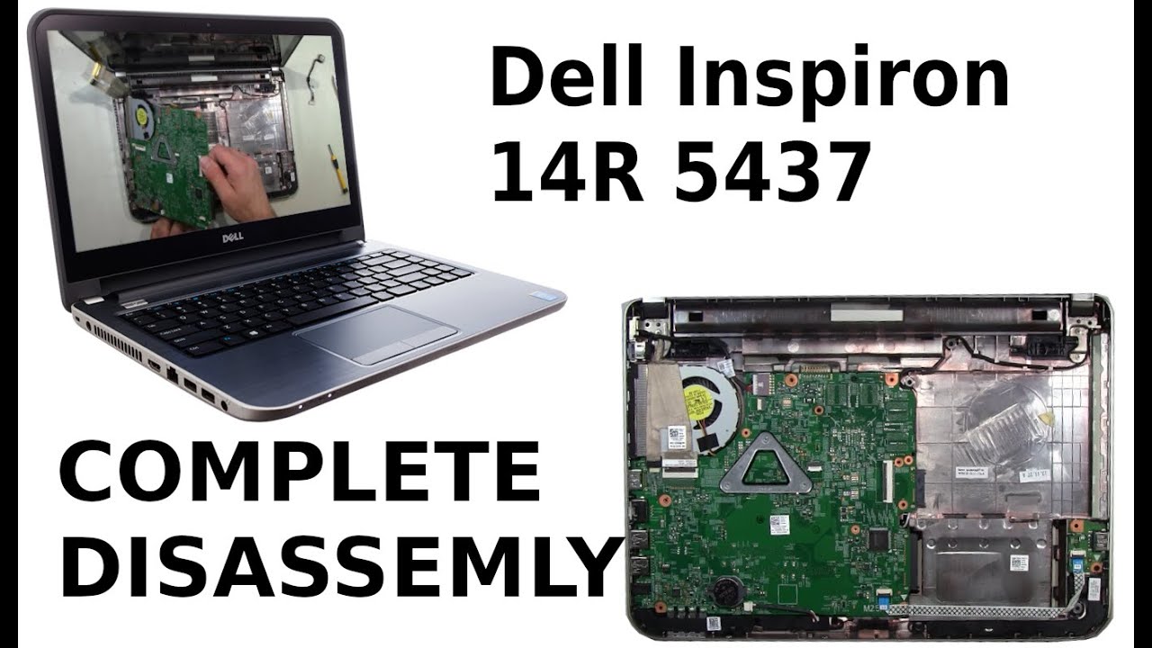 Dell Inspiron 14R 5437 Take Apart Complete Disassemble