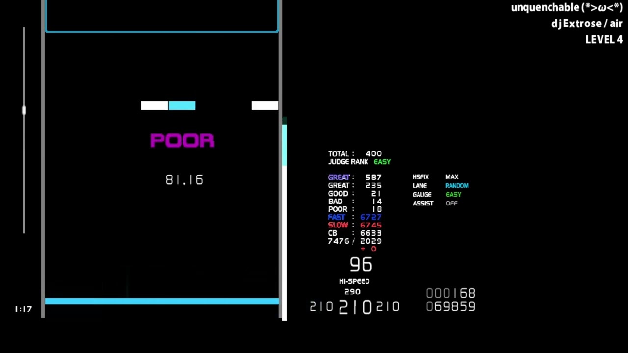 ★★4 unquenchable / EASY CLEAR