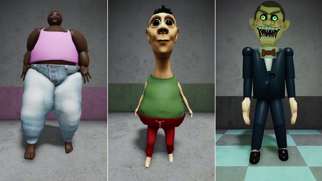 RUN FROM LOVELY PEACHES, RUN FROM HAMOOD HABIBI, RUN FROM MR FUNNY ROBLOX OBBY