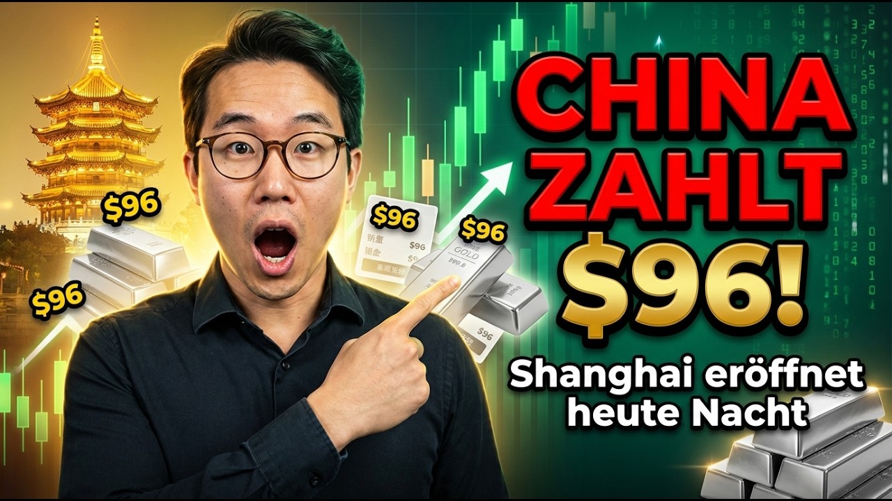 Shanghai er&ouml;ffnet heute Nacht &mdash; und China zahlt bereits $96 f&uuml;r Silber