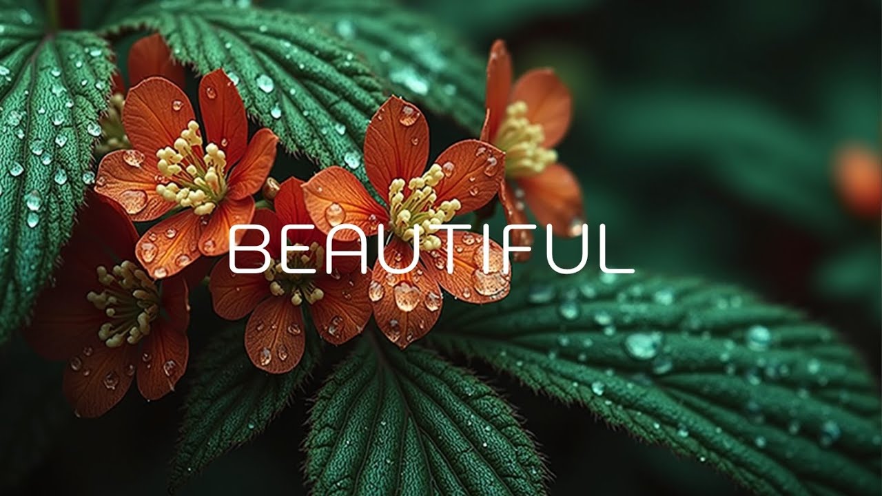 Beautiful Flowers & Calming Guitar Piano Music, Расслабляющие Мелодии для Учебы