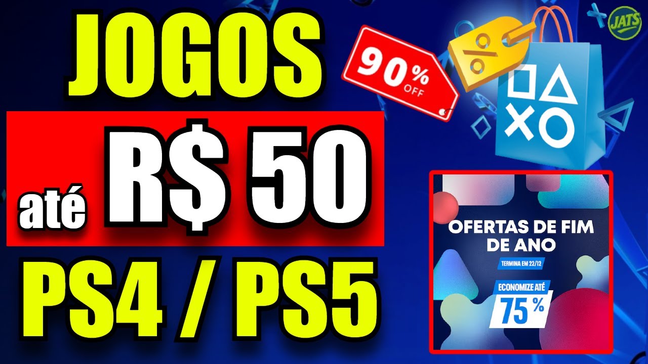 SUPER PROMO&Ccedil;&Atilde;O NO PS4 E PS5 !! JOGOS AT&Eacute; 50 REAIS NA PROMO&Ccedil;&Atilde;O OFERTAS DE FIM DE ANO PLAYSTATION