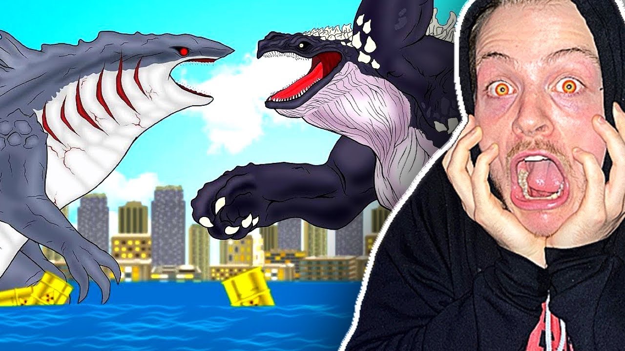SHARKZILLA VS WHALE GODZILLA REACTION