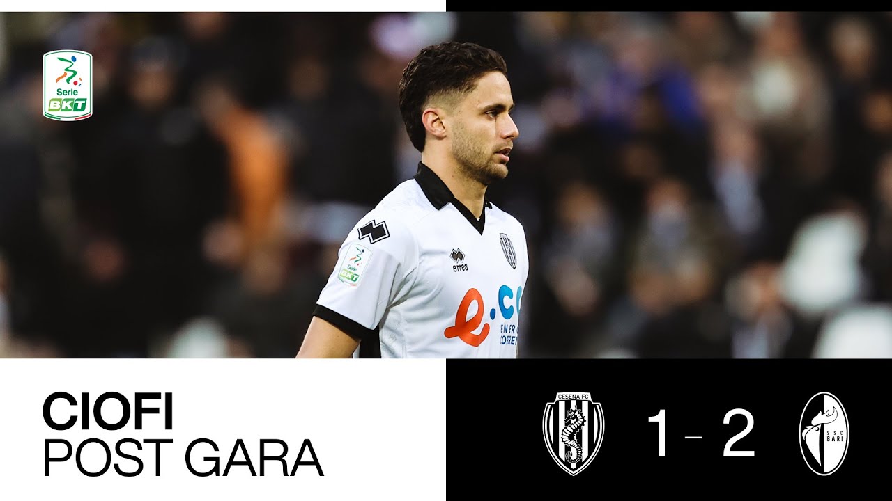 [Cesena - Bari: 1-2] Le parole del capitano Andrea Ciofi