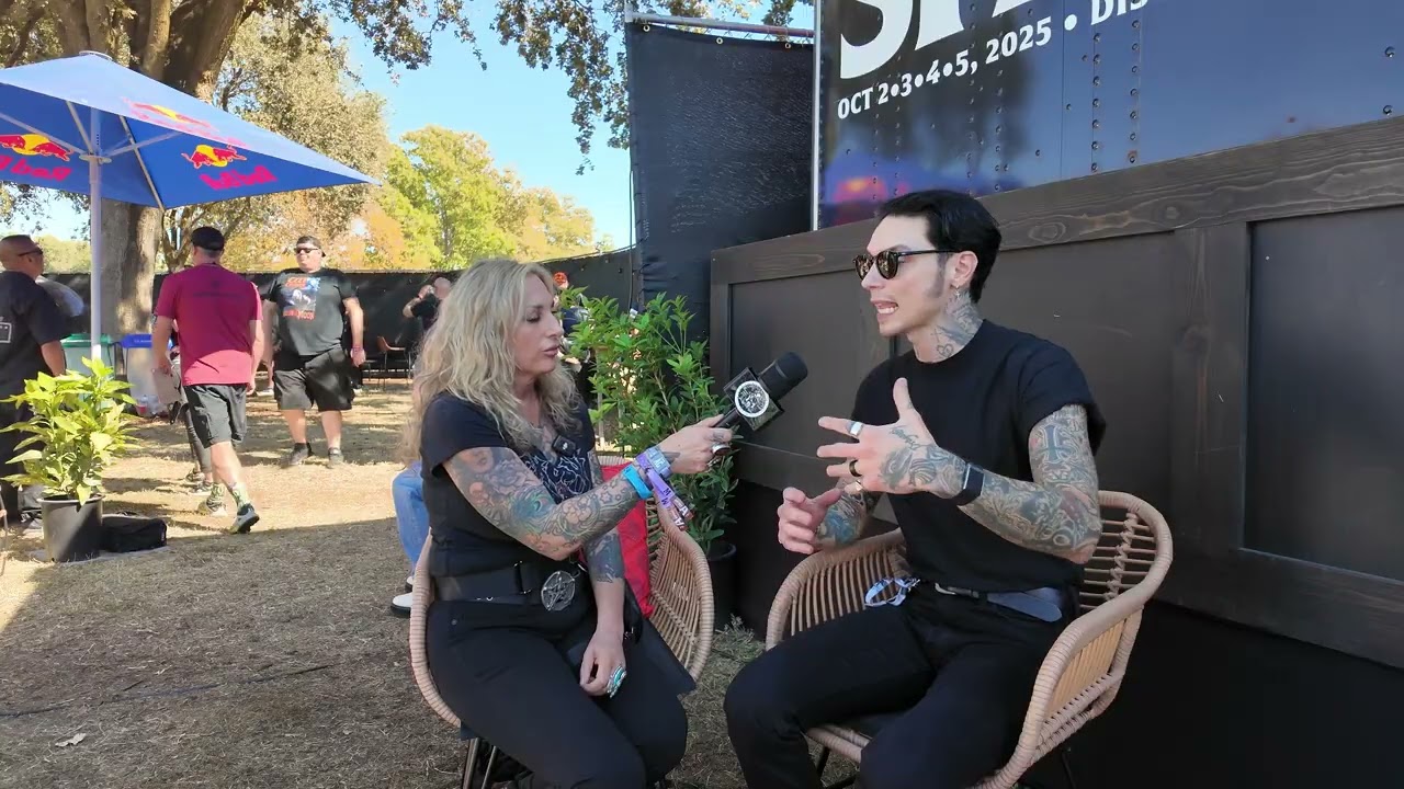 Black Veil Brides Andy Biersack Interview at Aftershock 2025