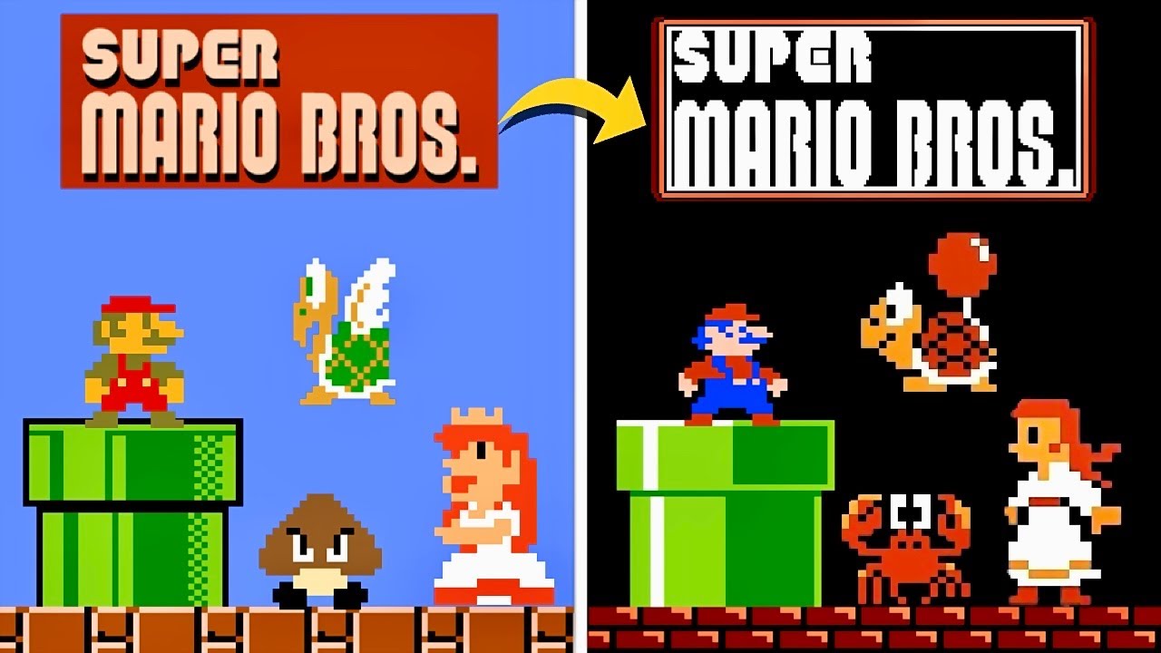 What if Super Mario Bros. was Remade in Mario Bros. (1983) Arcade Style?!