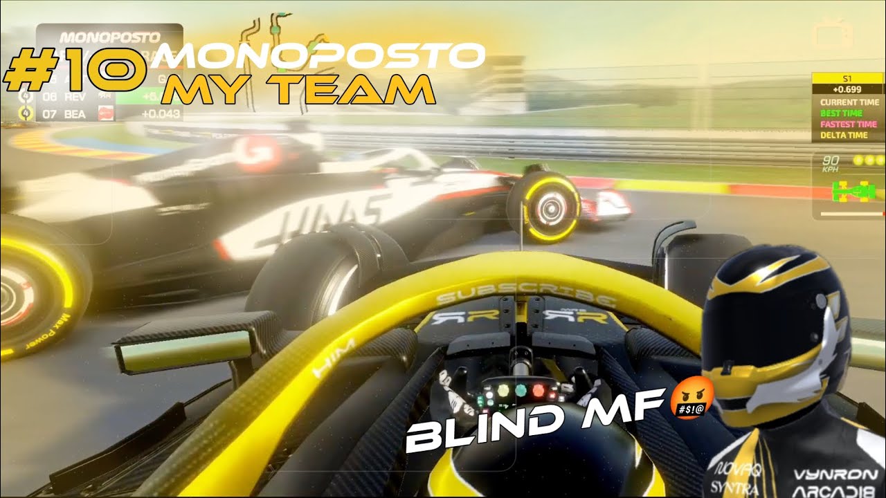 3 CRASHES in a SINGLE RACE!!!! crazy Monoposto My team career Episode!!! #f1simracing #monoposto 