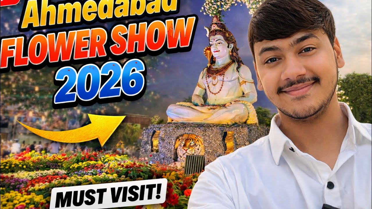 India&rsquo;s Most Beautiful Flower Show 🌺 | Ahmedabad 2026