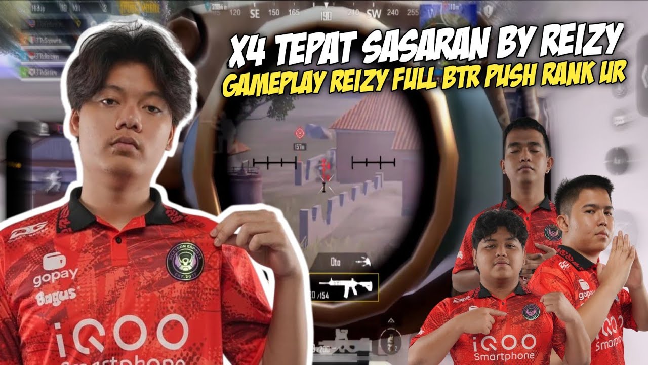 REIZY KETEMU LAWAN PAKE S12K GA NGOTACK AIM NYA!! BTR PUSH RANK ULTIMATE ROYALE